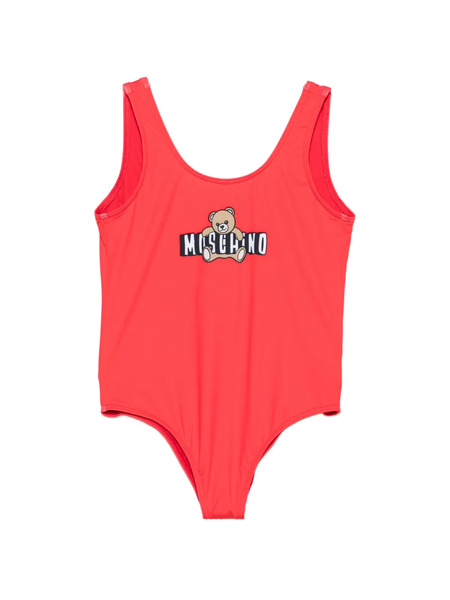  Moschino Kids Teddy-print Swimsuit - Red 