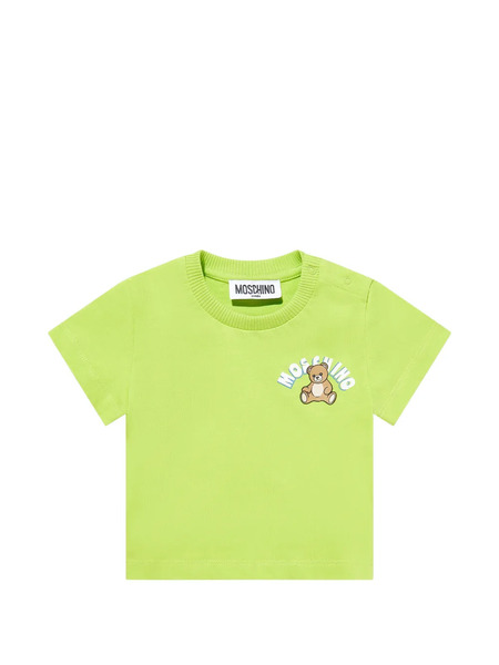  Moschino Kids Teddy-print T-shirt - Green 