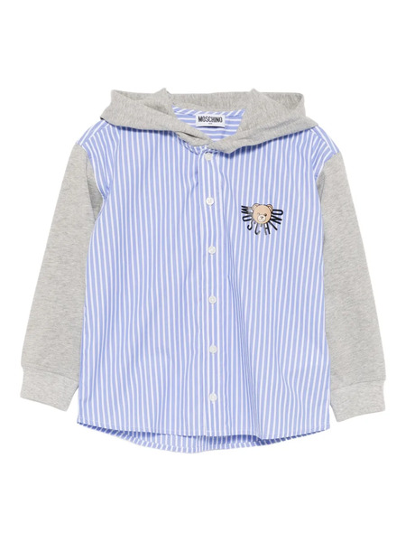  Moschino Kids Teddy-print Top - Blue 