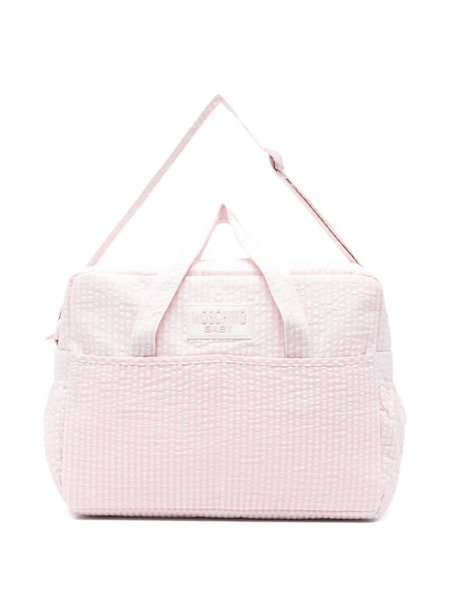  Moschino Kids Textured Changing Bag - Pink 