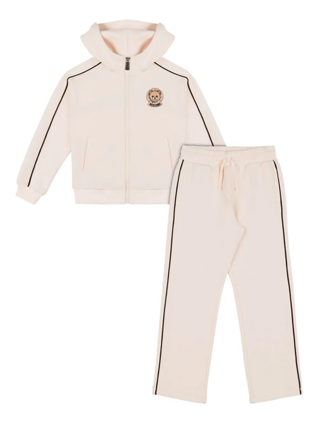  Moschino Kids Zip-up Hoodie And Jogger Set - 10123 - Avorio 