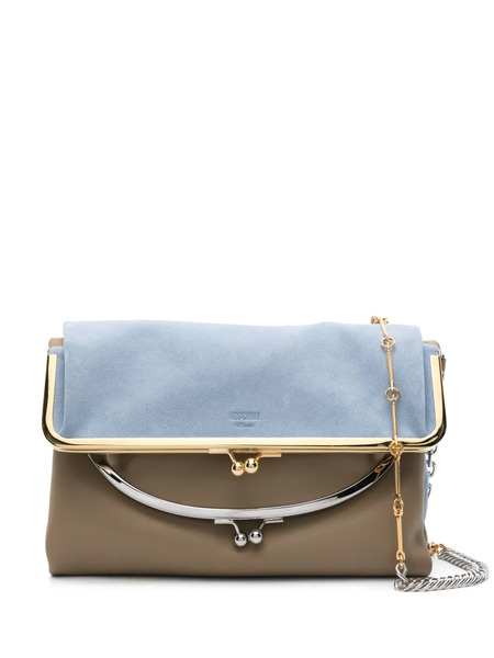  Moschino Layered Clutch Bag - Blue 