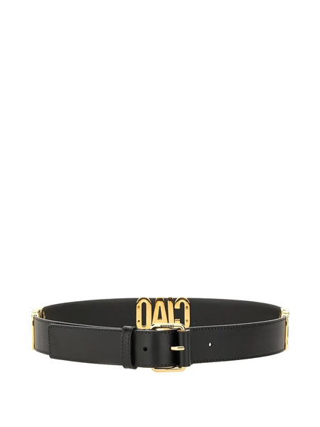  Moschino Leather Belt - Black 
