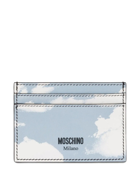  Moschino Leather Wallet - Blue 