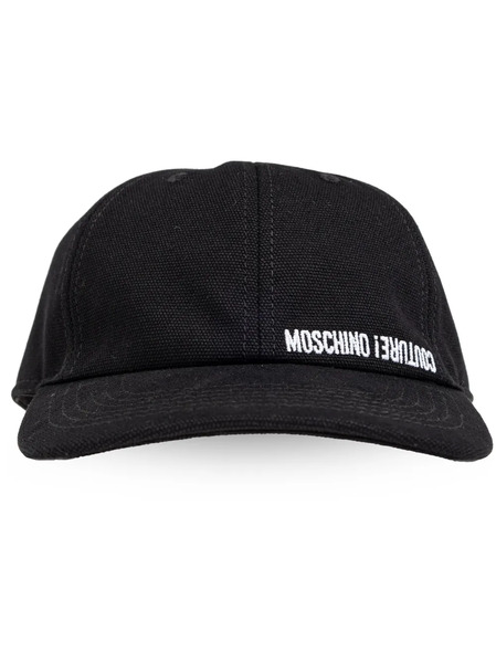  Moschino Logo-embroidered Cap - Black 