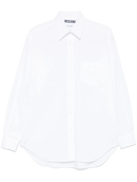  Moschino Logo-embroidered Shirt - White 