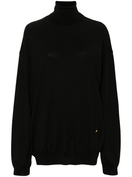  Moschino Logo-plaque Sweater - Black 