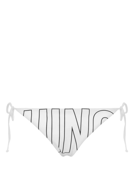  Moschino Logo-print Bikini Bottoms - White 