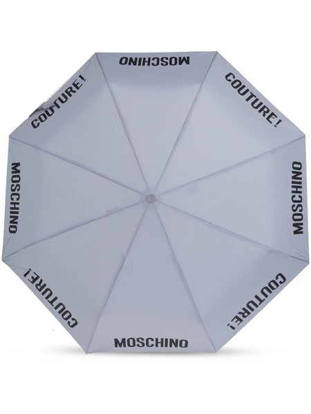  Moschino Logo-print Compact Umbrella - Grey 