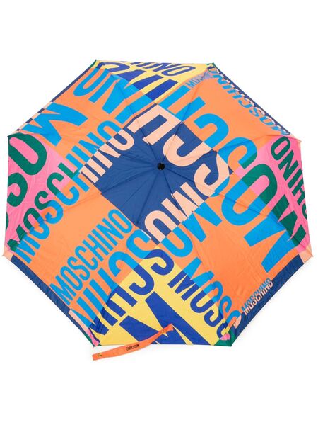  Moschino Logo-print Umbrella - Blue 