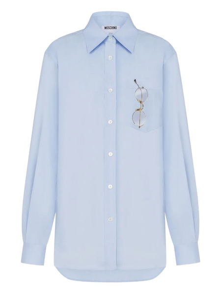  Moschino Long-sleeves Shirt - Blue 
