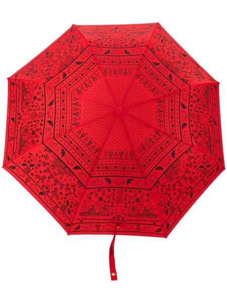  Moschino Luna Park Umbrella - Red 
