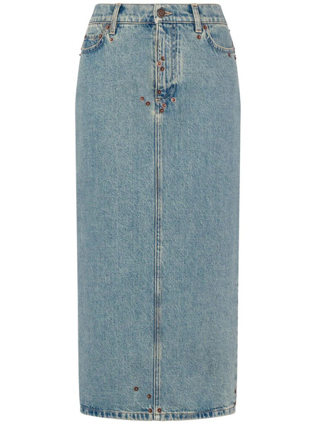  Moschino Mid-rise Denim Skirt - Blue 