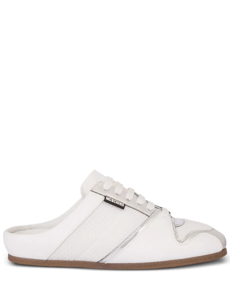  Moschino Panelled Sneakers - White 