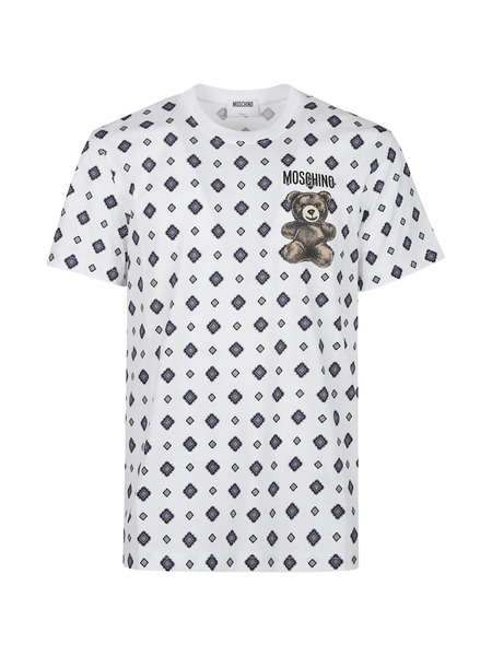  Moschino Patterned T-shirt - White 