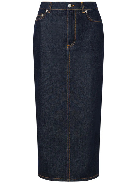  Moschino Pencil Midi Skirt - Blue 