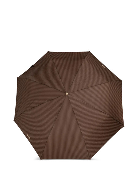 Moschino Pinstripe Umbrella - Brown 