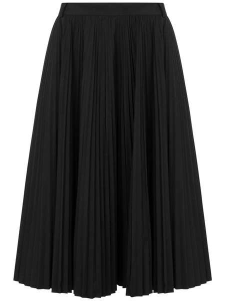  Moschino Pleated Midi Skirt - Black 