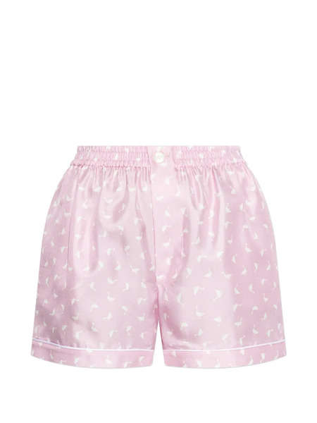  Moschino Print Shorts - Pink 