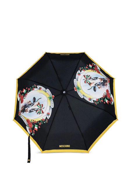  Moschino Print Trimmed Umbrella - Single Colour Variation 