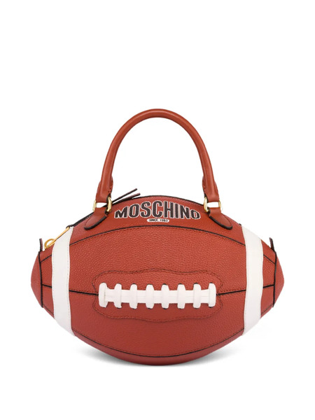  Moschino Rugby-ball-shape Shoulder Bag - Brown 