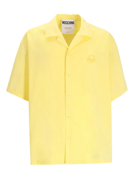  Moschino Short-sleeve Button-up Shirt - Yellow 