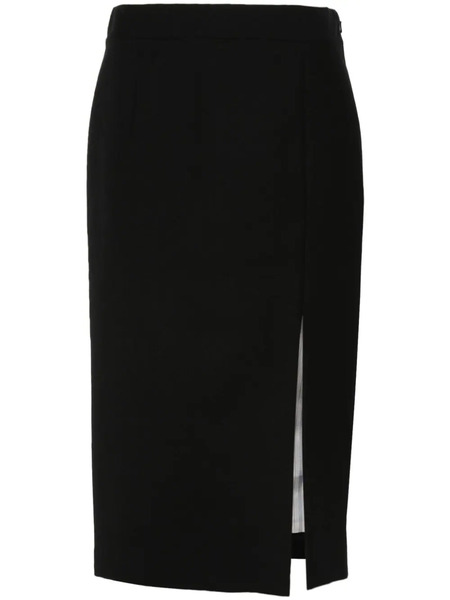  Moschino Side-slit Pencil Skirt - Black 