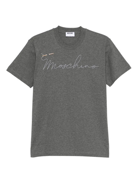  Moschino Signature T-shirt - Grey 