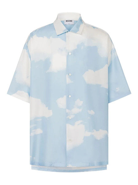  Moschino Silk Shirt - Blue 