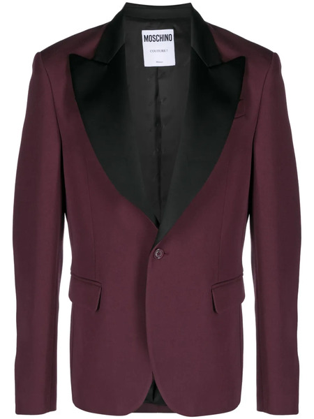  Moschino Single-breasted Blazer - Purple 