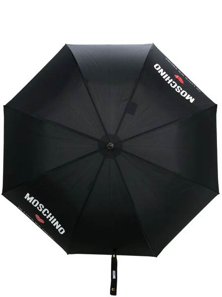  Moschino Slogan-print Umbrella - Black 