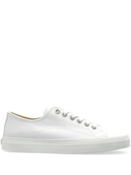  Moschino Square-toe Sneakers - 10a - Bianco 