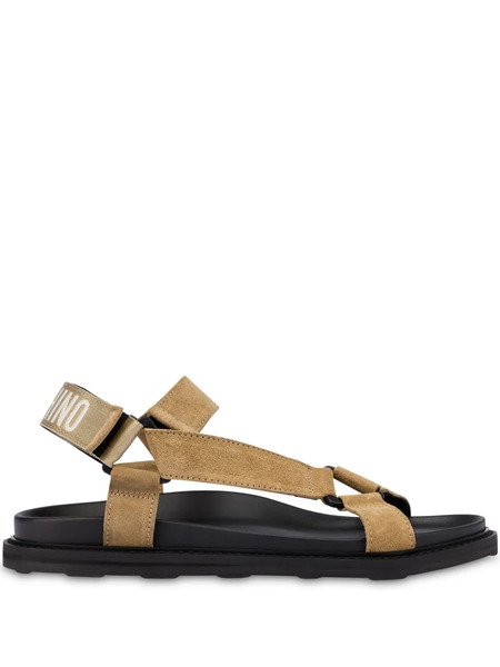  Moschino Suede Sandals - Brown 