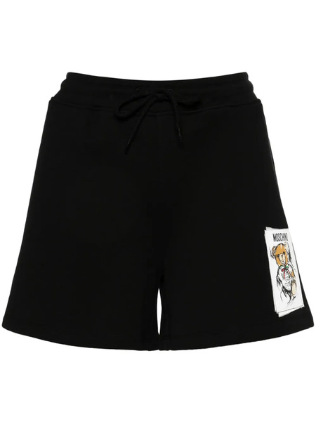  Moschino Teddy Bear-print Shorts - Black 