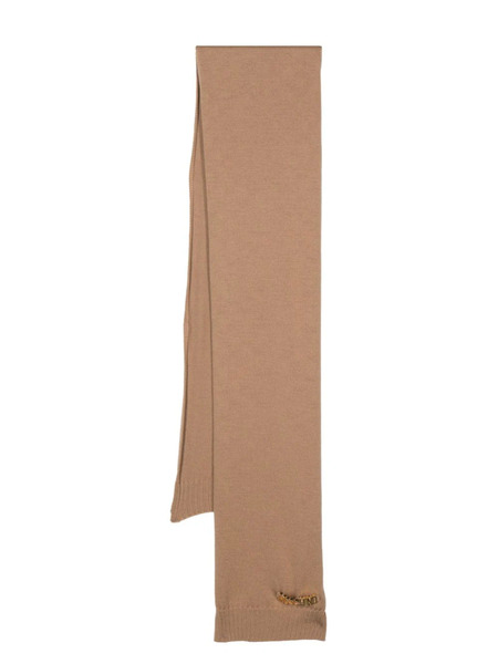  Moschino Wool Scarf - Brown 