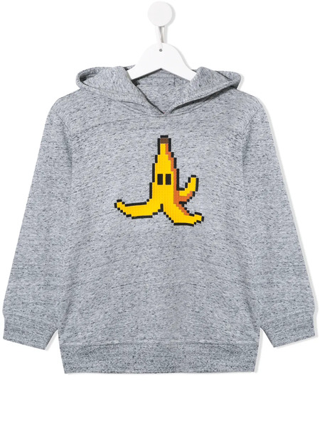  Mostly Heard Rarely Seen 8-bit Banana Peel Hoodie - Grey 