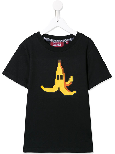  Mostly Heard Rarely Seen 8-bit 8-bit Banana Peel T-shirt - Black 
