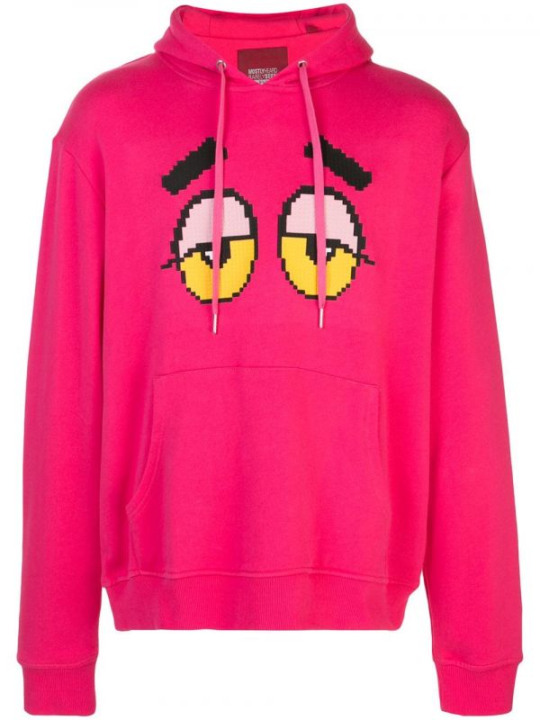  Mostly Heard Rarely Seen 8-bit Drowsy Hoodie - Pink 