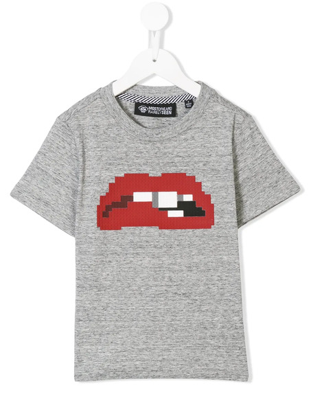  Mostly Heard Rarely Seen 8-bit Graphic-print Crew Neck T-shirt - Grey 