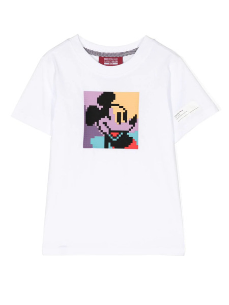  Mostly Heard Rarely Seen 8-bit Legendary Mouse Cotton T-shirt - White 