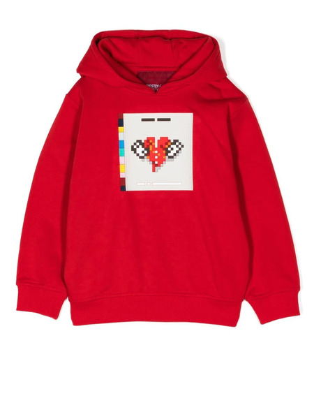  Mostly Heard Rarely Seen 8-bit No More Heartbreaks Hoodie - Red 