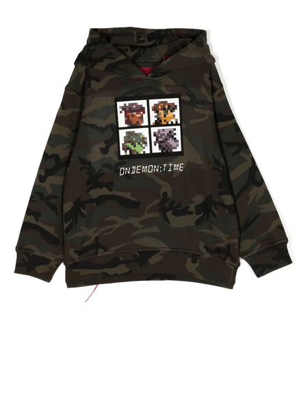  Mostly Heard Rarely Seen 8-bit On Demon Time Hoodie - Green 
