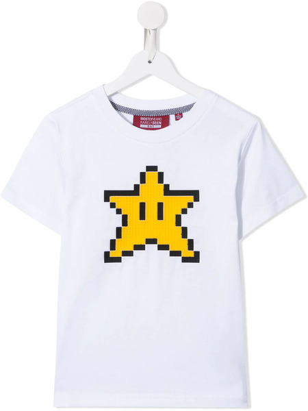  Mostly Heard Rarely Seen 8-bit Star T-shirt - White 