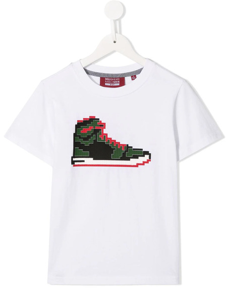  Mostly Heard Rarely Seen 8-bit Tiny Red Sneak T-shirt - White 