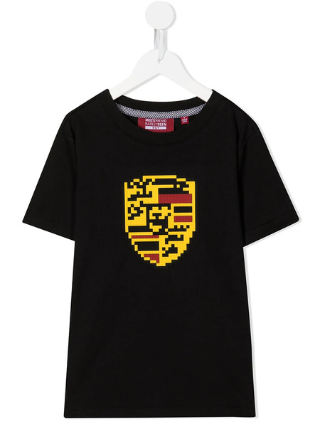  Mostly Heard Rarely Seen 8-bit Turbo 8-bit Appliqué T-shirt - Black 