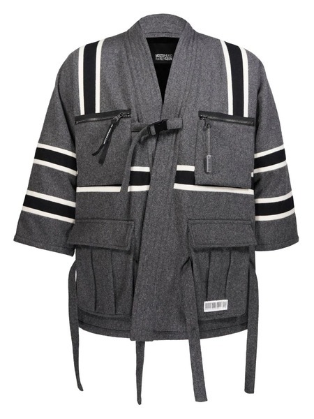  Mostly Heard Rarely Seen Cargo Wool Jacket - Grey 