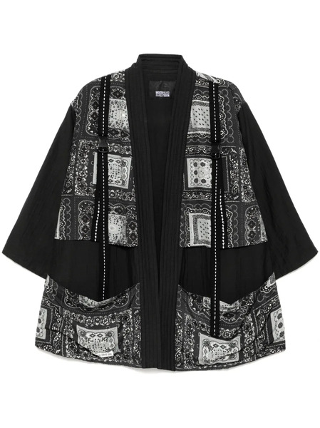  Mostly Heard Rarely Seen Fisherman Kimono Jacket - Black 