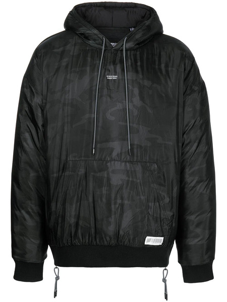  Mostly Heard Rarely Seen Logo Hooded Jacket - Black 