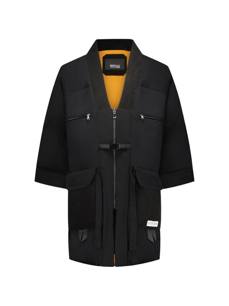  Mostly Heard Rarely Seen V-neck Coat - Black 