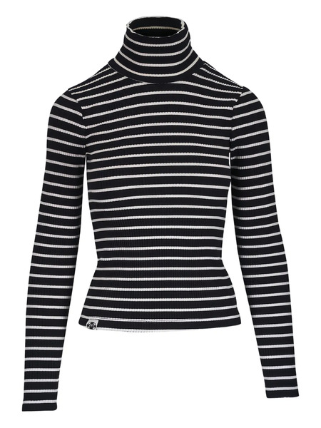  Mother Hickey Striped-pattern Top - Black 